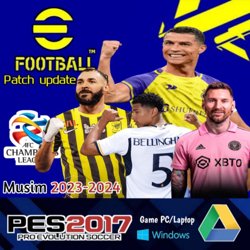 Flashdisk Isi Game PES 2017 Patch Musim 2024 - 64GB PC/Laptop Games