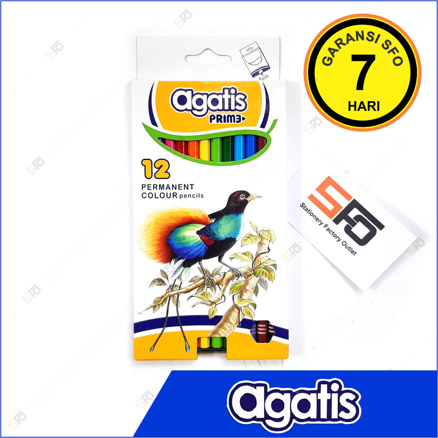 

Pensil Warna Agatis Prime isi 12 - SFO Semarang Official