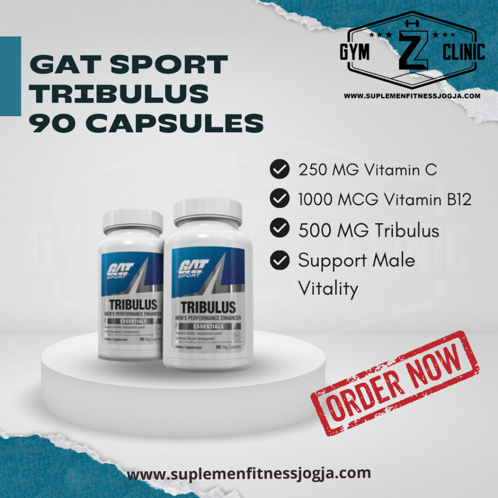 GAT Tribulus 90 Capsul Natural Testosterone Booster