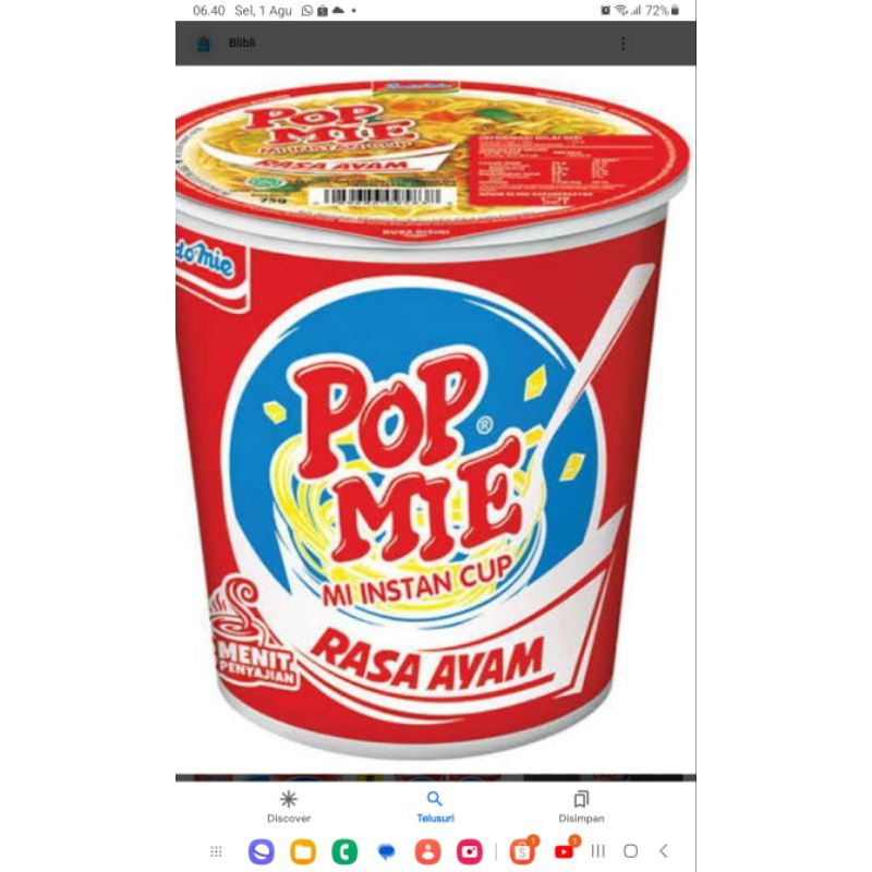 

pop mie cup besar