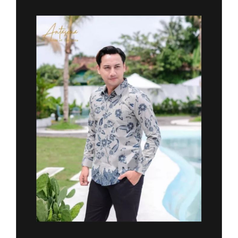 TERLARIS BAJU ATASAN KEMEJA BATIK PRIA LENGAN PANJANG SLIMFIT PREMIUM LAPIS FURING MODERN REMAJA PRI