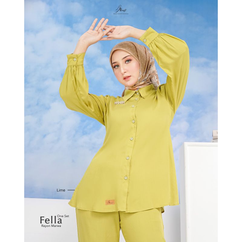 FELLA ONE SET BY AR RAFI BISA COD SETELAN MUSLIM