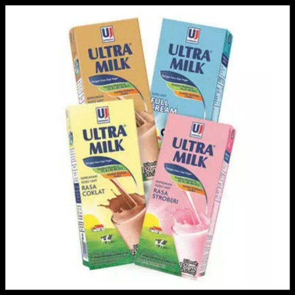 

SUSU ULTRA MILK 250 ML COKLAT STRAWBERRY FULL CREAM MOCCA