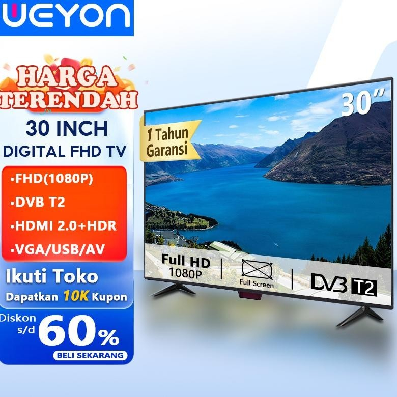 LED Weyon Sakura TV LED 30 inch TV Digital Televisi