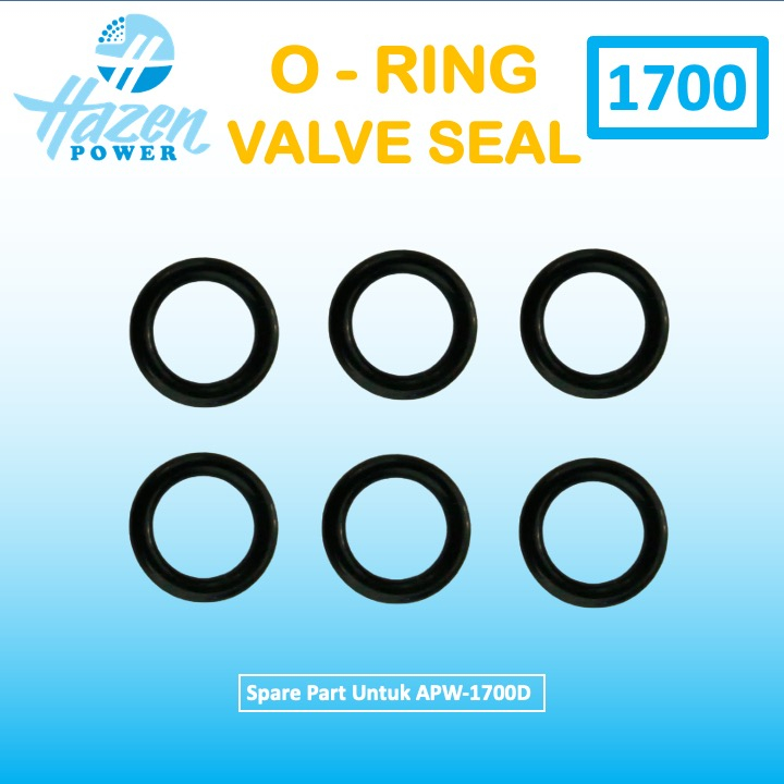 O Ring Valve Seal 6pcs/SET untuk Jet Cleaner AiPower EPW-1700D by HAZENstore