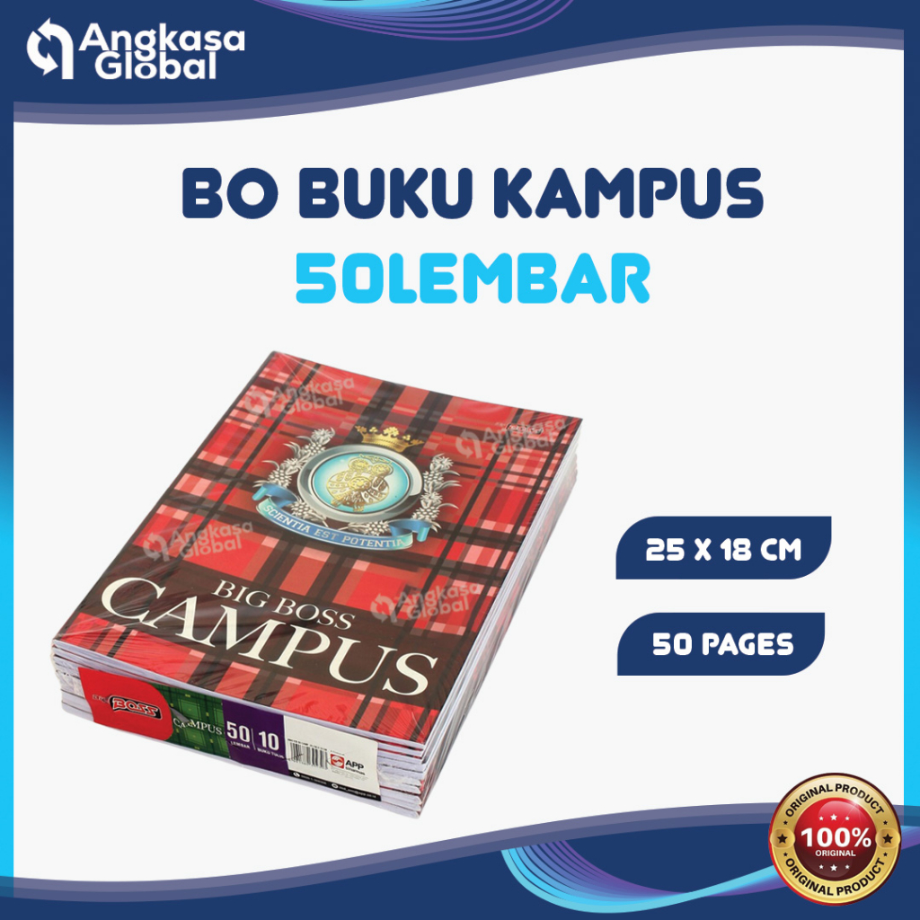 

BO Buku Kampus 50Lembar (1Pak)