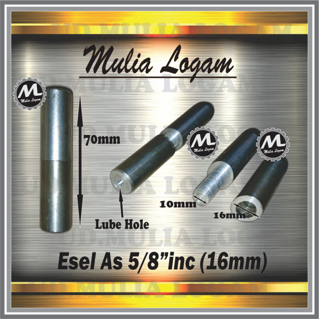 Engsel Bubut 5/8 inch x7