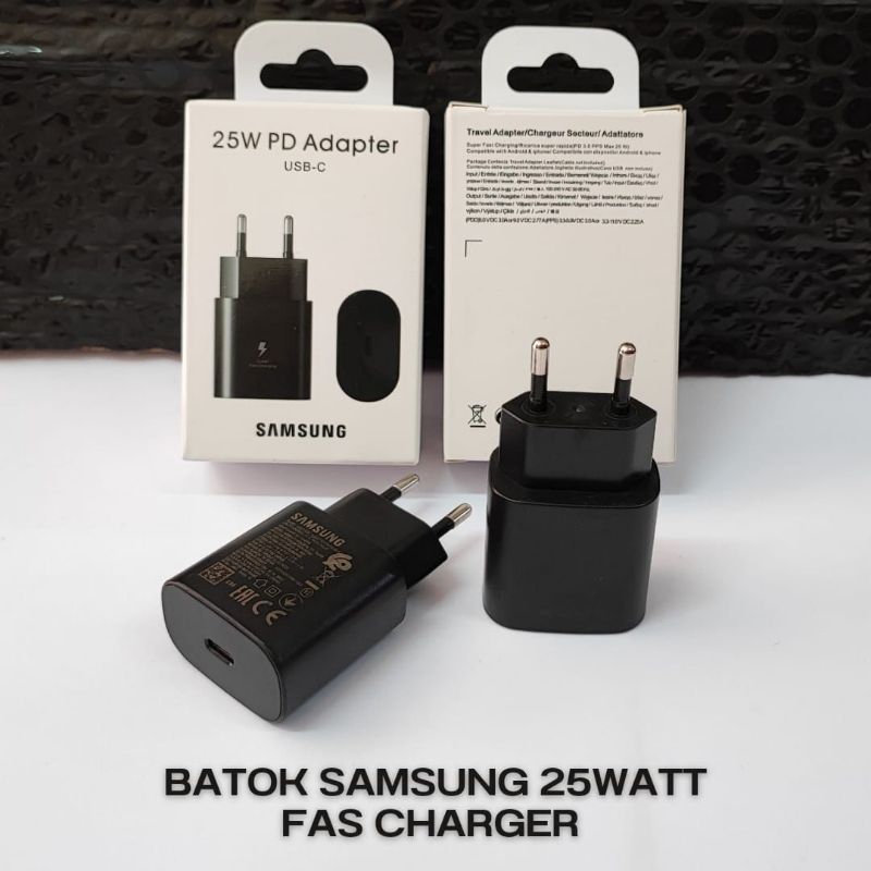 Adopter cas samsung type c 25w ori Kepala charger samsung 25w ori