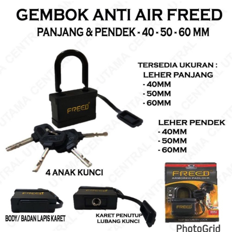 Gembok solid 809 produk solid 50 mm gembok motor gembok rumah,pagar ,kunci pngaman