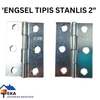 Engsel Kupu Mini Kecil 2" STAINLESS Pintu Lemari Kayu Kotak Box Peti EAK
