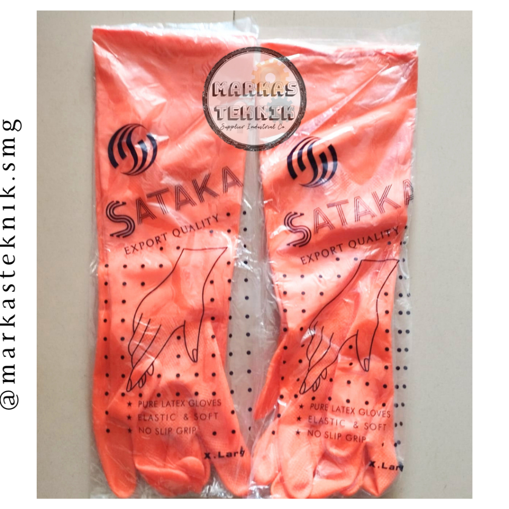 SATAKA Sarung Tangan Karet - X LARGE (40 cm) / Sarung Tangan Karet XL