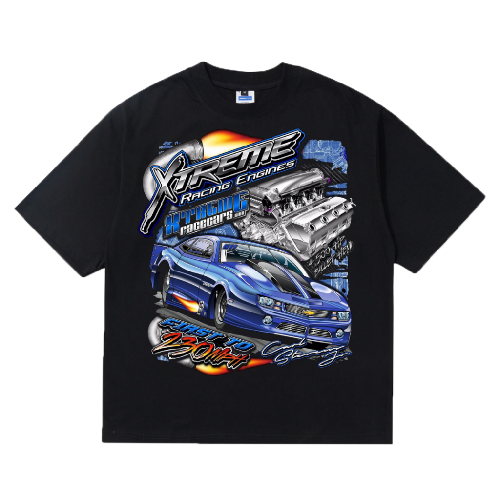 Kaos Nascar Xtreme Racing Engine | Kaos Nascar Vintage | Tshirt Kaos Streetwear Unisex Tee | Kaos Ov