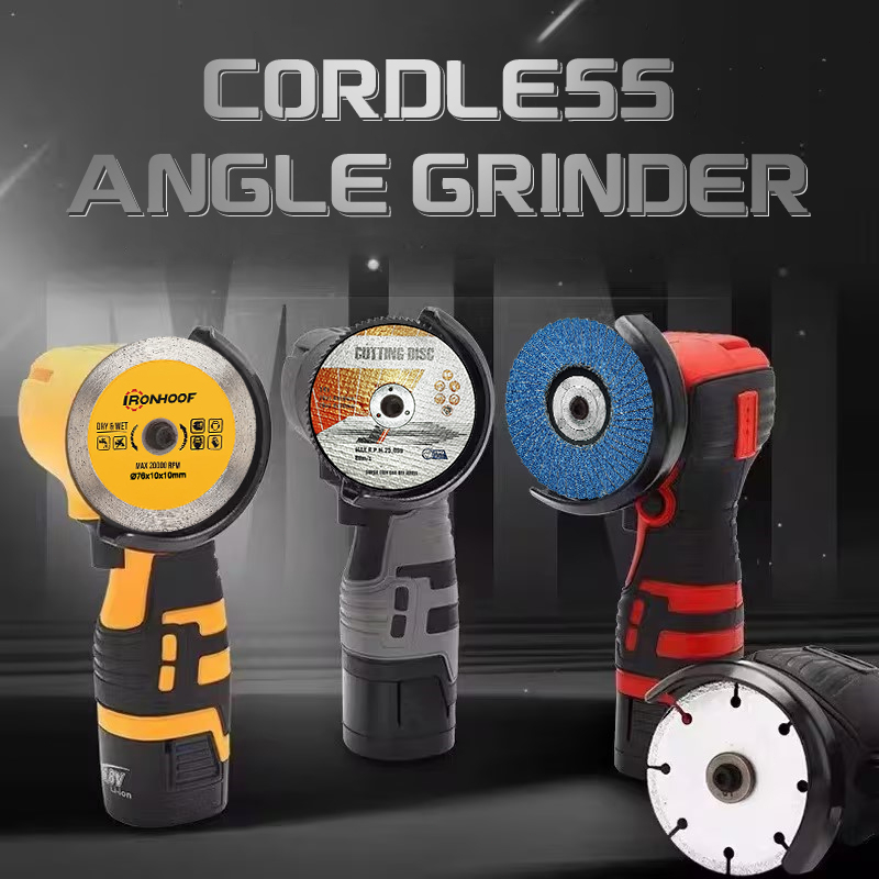16.8V Angle Grinder Mesin Gerinda Tangan Gerinda Cordless Elektrik Gerinda Baterai Portable