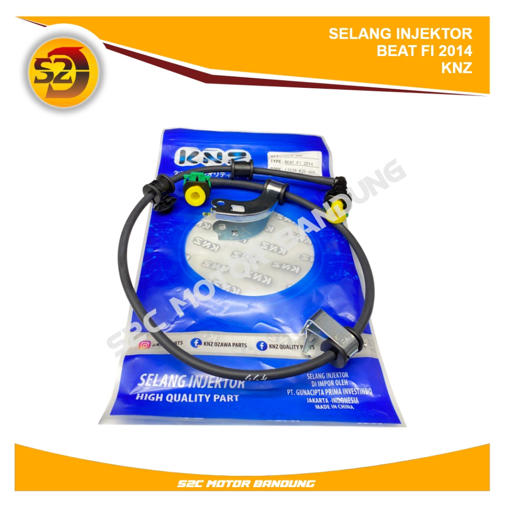 SELANG BENSIN INJEKSI SELANG INJEKTOR BEAT FI 2014 MERK KNZ