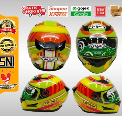 Helm Full Face OXY MARS Size L, SNI