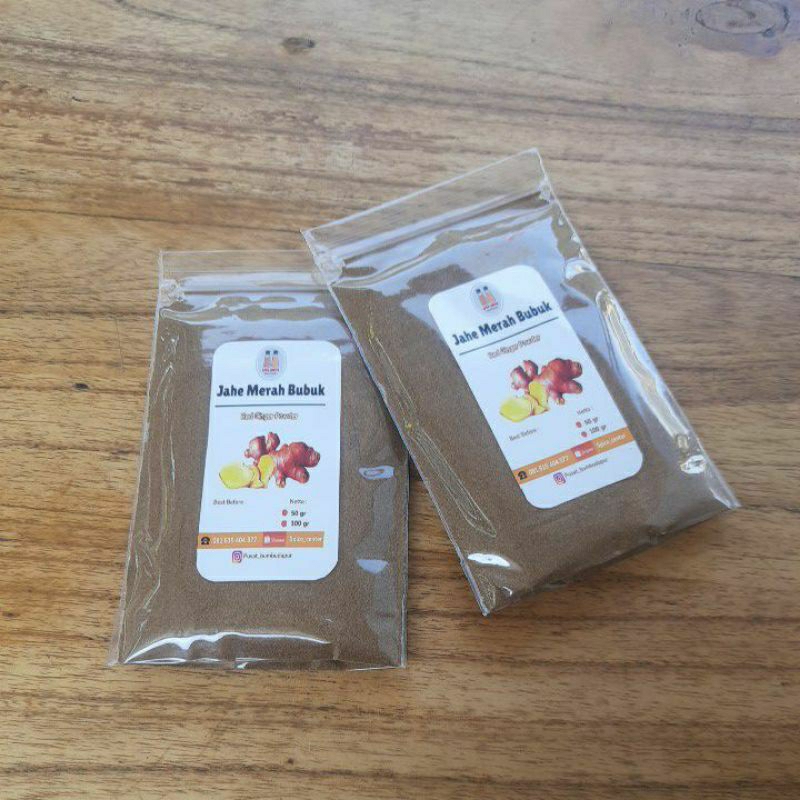 

SPICE CENTER - Jahe Merah Bubuk Premium - Jahe Merah Halus - Red Ginger Powder - Jahe Merah Bubuk non-MSG 50 gr Termurah