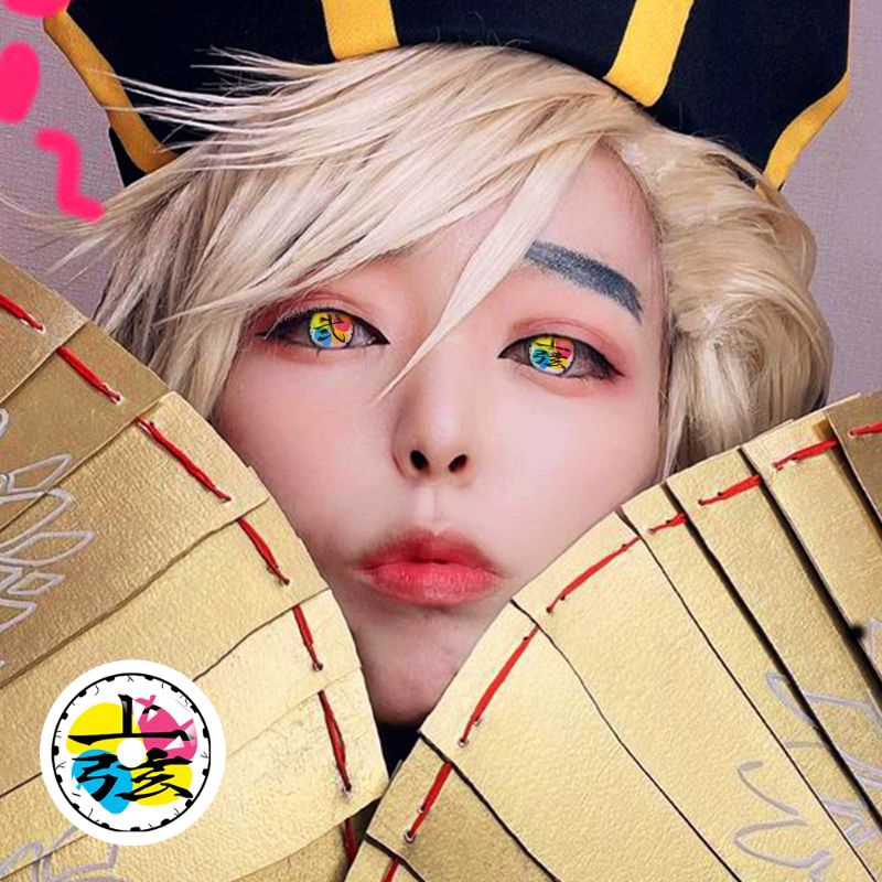 softlens contact lens Douma Kimetsu No yaiba Demon slayer cosplay anime