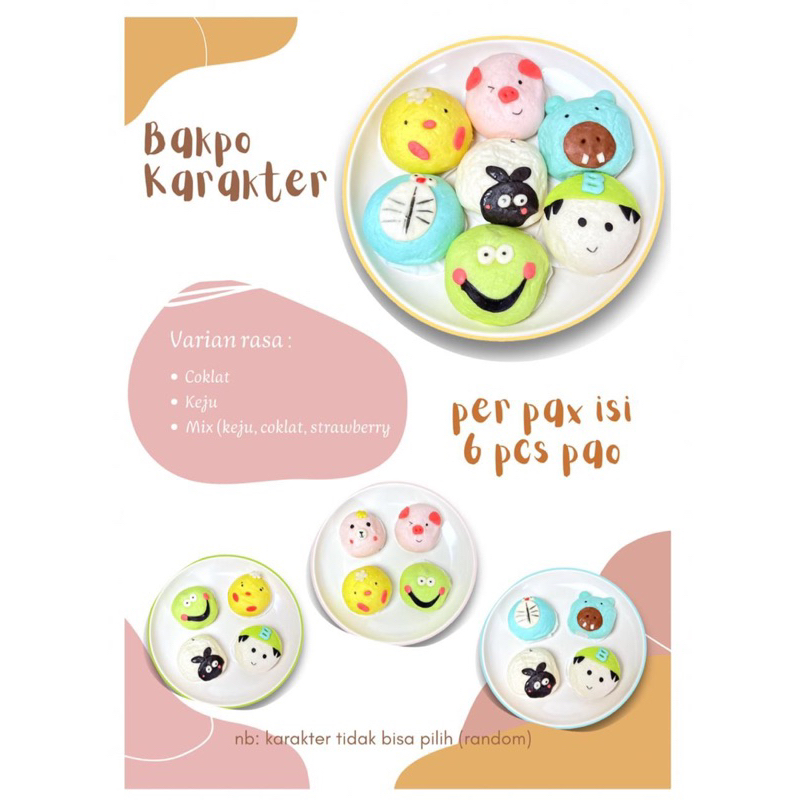 

BAKPAU ANAK KARAKTER LUCU