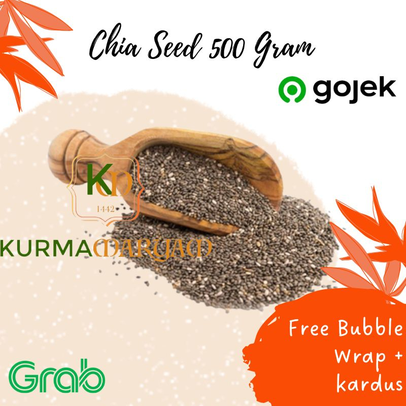 

Organic Chia Seed Mexico 500 Gram || Organic Black Chia Seed / Chiaseed Hitam Organik || Black Cia Seed || Toko Kurma Maryam