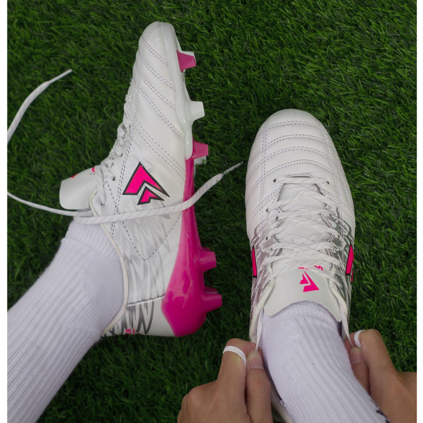 SEPATU SEPAK BOLA SEVSPO GARUDA APEX WHITE PINK ORIGINAL 100%