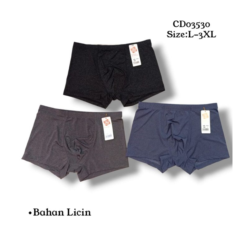 CD BOXER PRIA DEWASA IMPORT |BAHAN LICIN