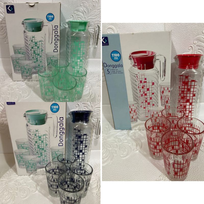 Amril | Teko Kimglass Dallas Motif Teko Beling Kaca Tebal