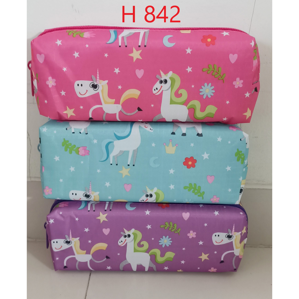 

Tepak / Tempat Pensil Sleting Model Fancy Sport, Garis & Polos - Bahan Kain
