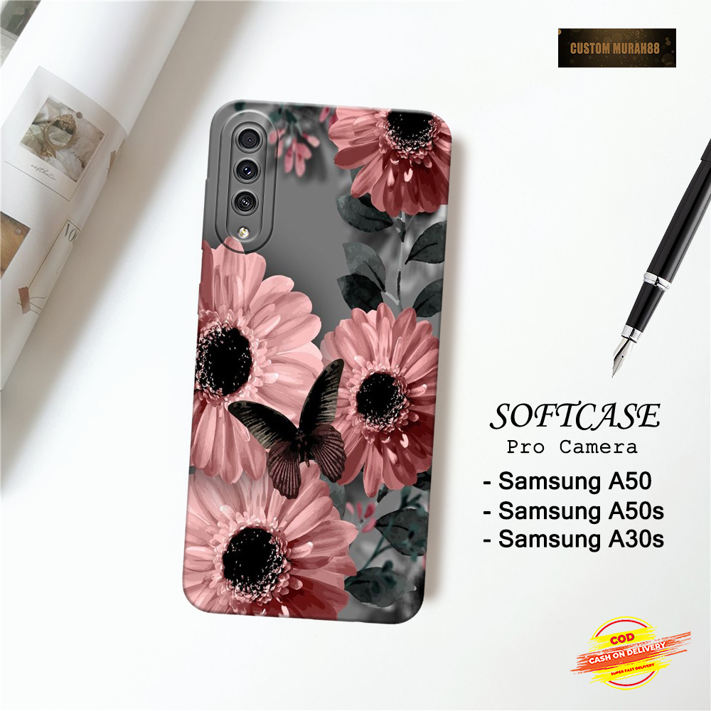 Case Samsung A50, A50s & A30s Terbaru - Fashion Case BUNGA - Casing Hp Samsung A50, A50s & A30s - So