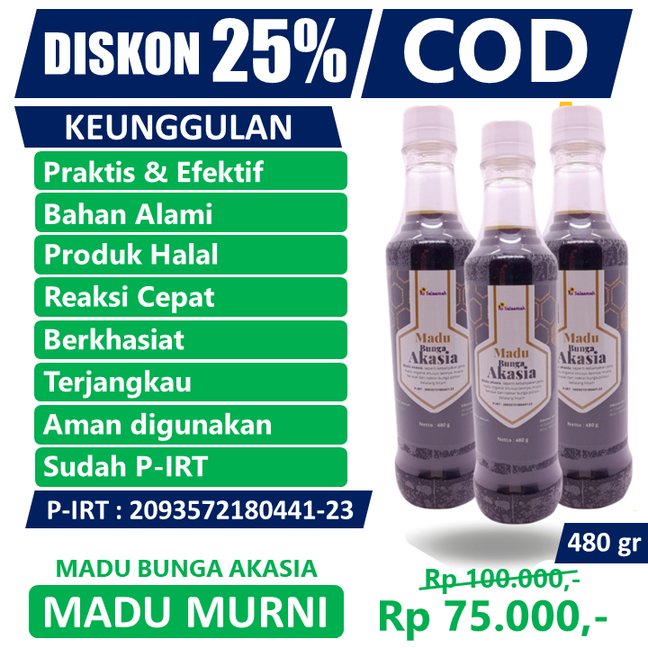 

Madu Murni 100% Asli Madu Bunga Akasia