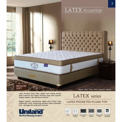 kasur matras Mattress Uniland Latex Plushtop Maxima by uniland hanya kasur saja