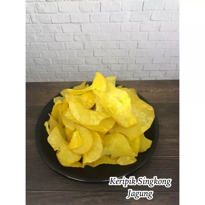 

Keripik Singkong Rasa Jagung 1kg / Keripik Singkong Ubi