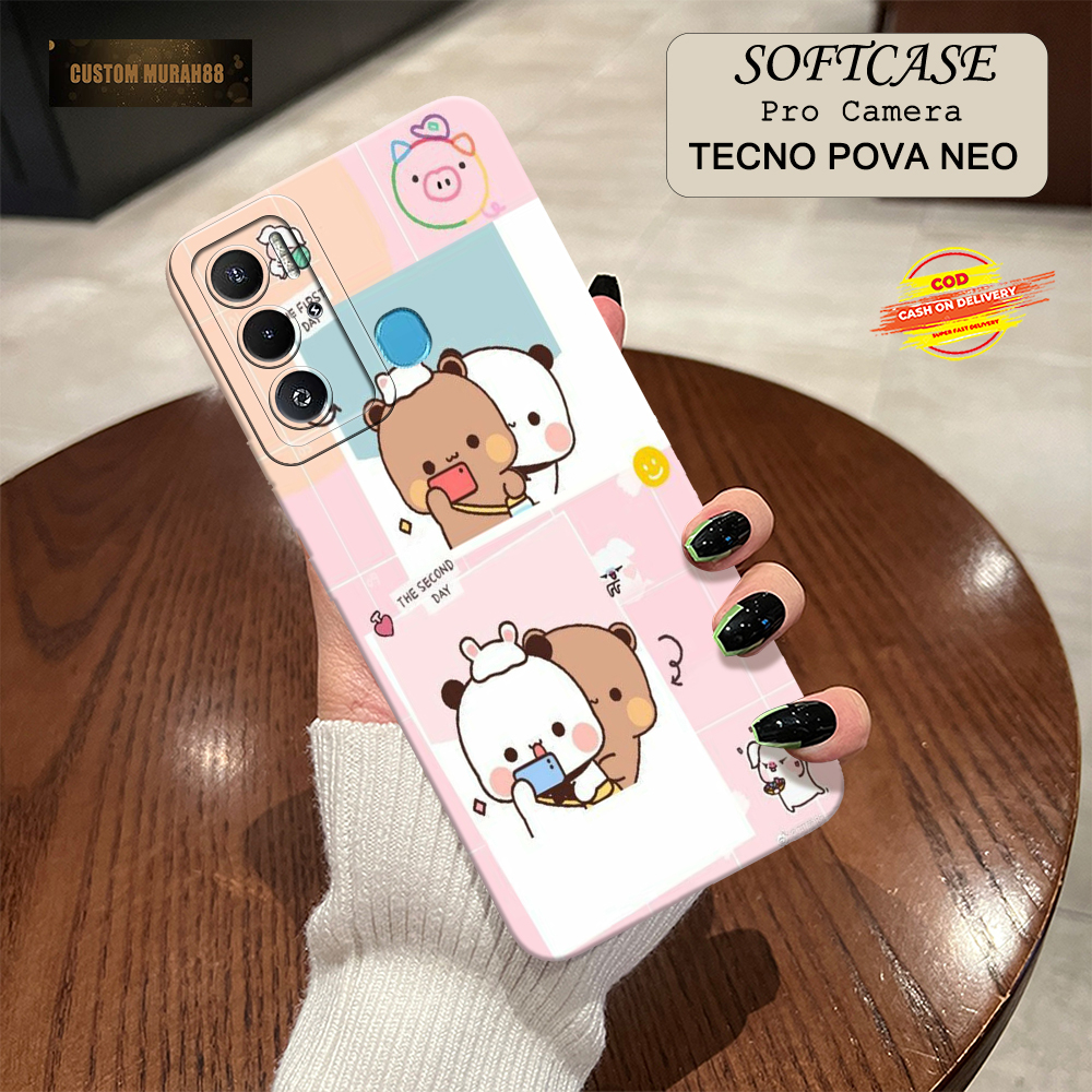 Case Tecno Pova Neo Terbaru - Fashion Case KARTUN - Casing Hp Tecno Pova Neo - Softcase Pro Camera T