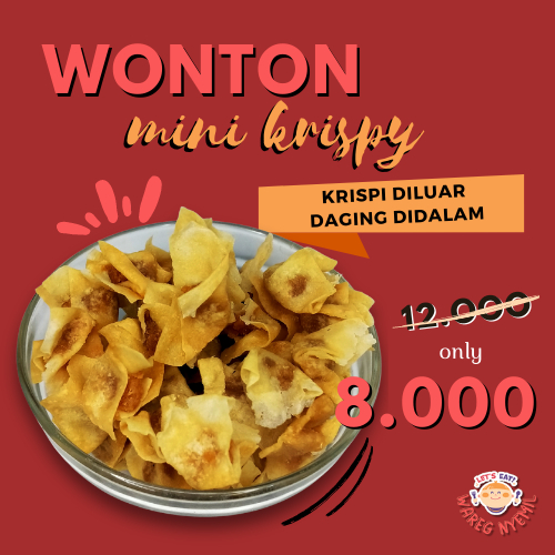 WONTON PANGSIT MINI GORENG KRISPY