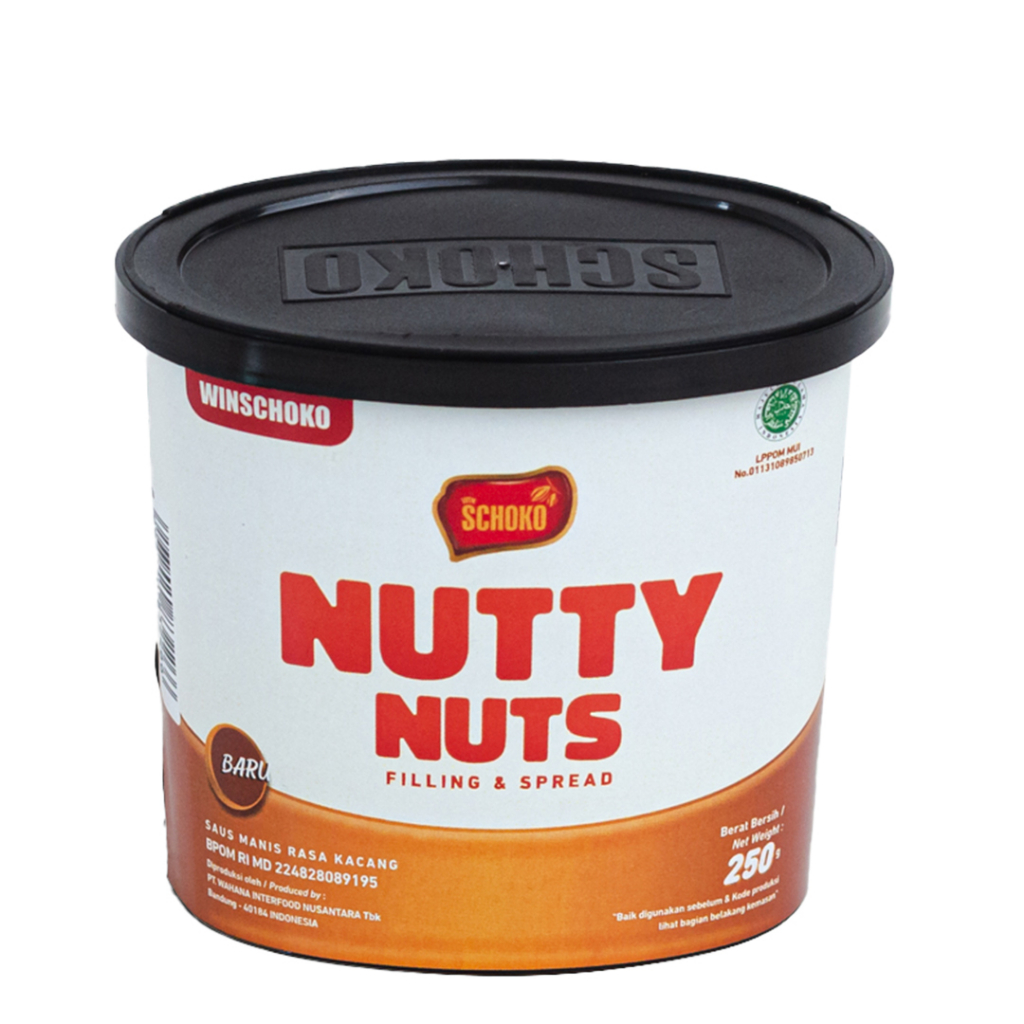 

SCHOKO Nutty Nuts Filling & Spread - 250 Gr / Selai Kacang Tanah