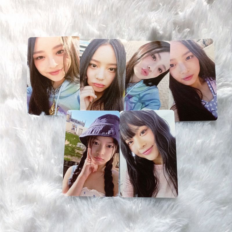 Hanni Newjeans Attention Weverse ver. 1st EP Phototocard PC Bucket hat noot noot poni