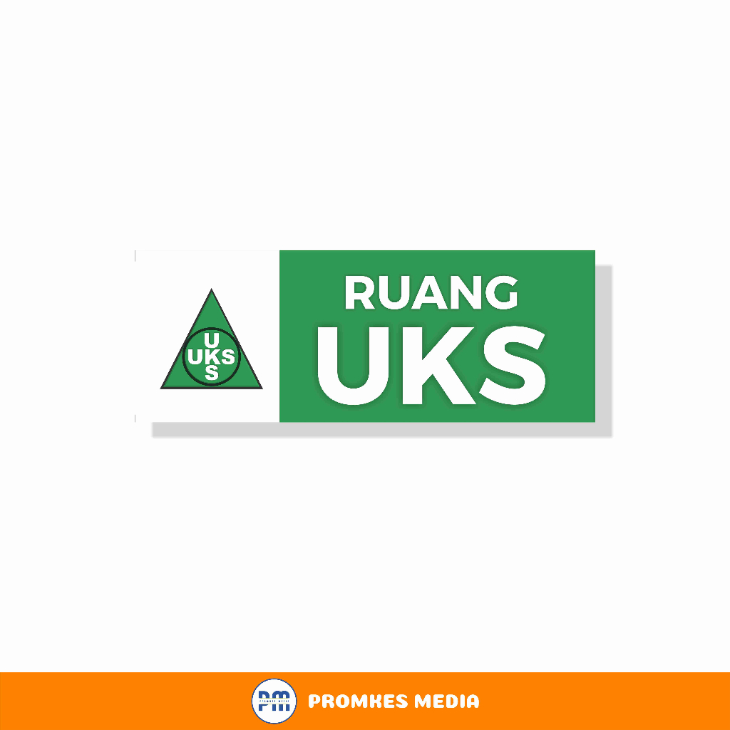 Stiker Nama Ruang UKS, Trias UKS