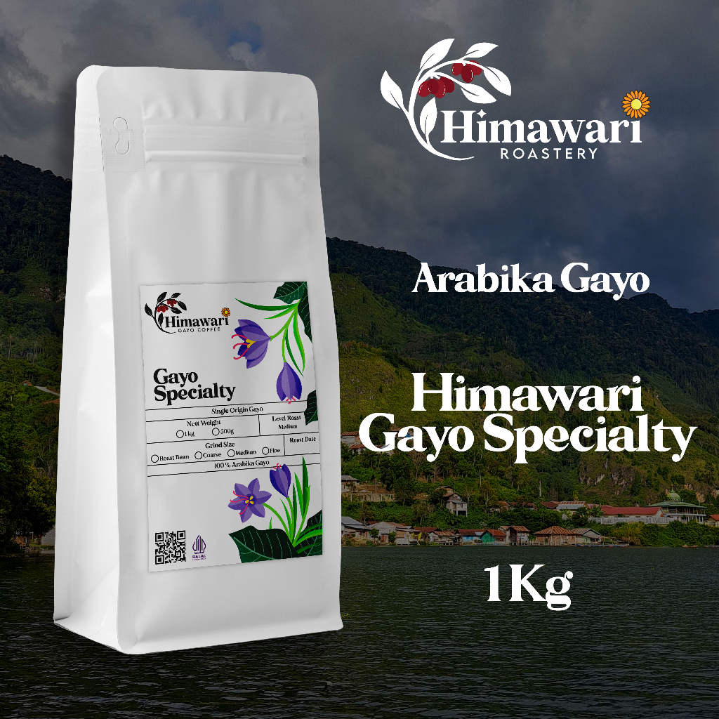 

Himawari Kopi Arabika Gayo Specialty Roast Bean dan Bubuk Kopi 1 KG