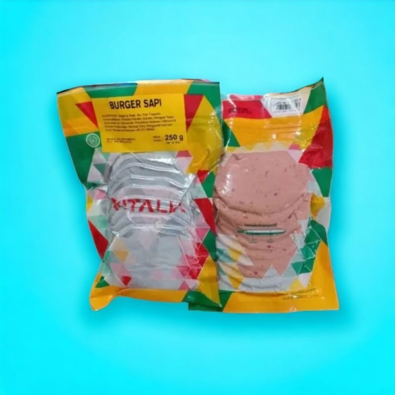 

RN_Frozen - VITALIA Burger Sapi Berat Isi 250 Gram Isi 10 Pcs- Ready...