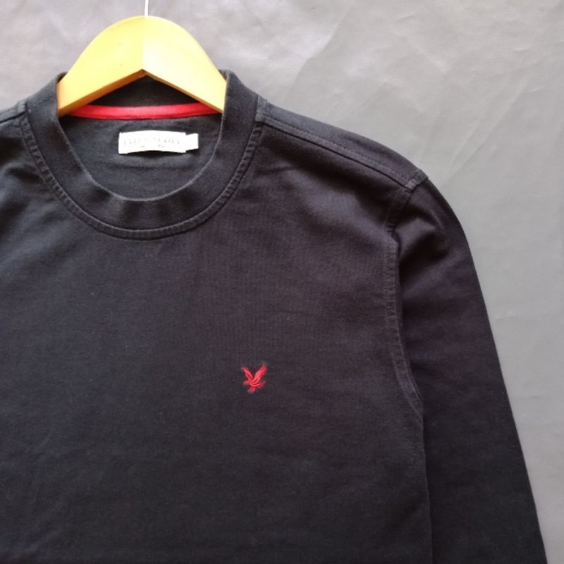 Kaos lengan panjang lyle & scott long sleeve black