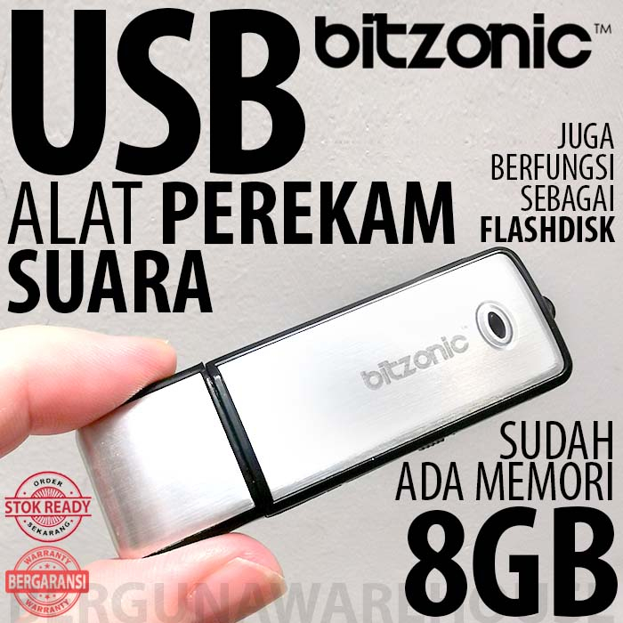 ALAT PEREKAM SUARA DIGITAL USB VOICE RECORDER 8GB Spy Digital Voice Recorder Kecil Mudah Dibawa