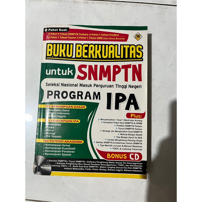 buku snmptn program ipa