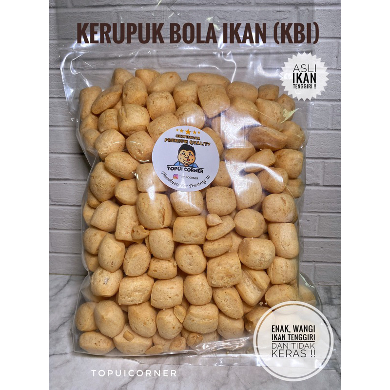 

KERUPUK BOLA/BAKSO IKAN (KBI) by TOPUICORNER || FRESHMADE & PREMIUM QUAILITY !!