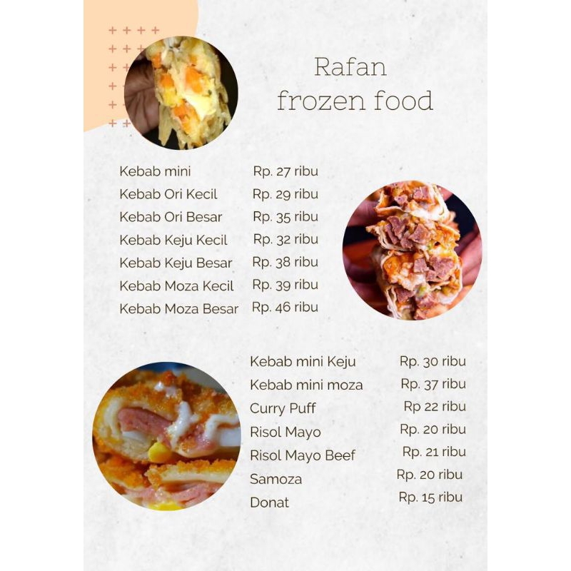 

Frozen Food Kebab Moza Kecil isi 5 pcs