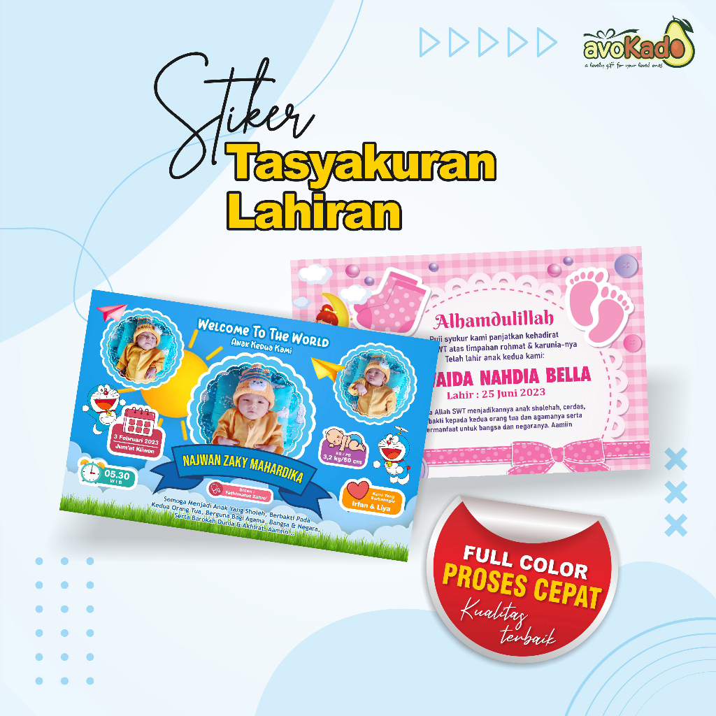 

Stiker Tasyakuran Lahiran