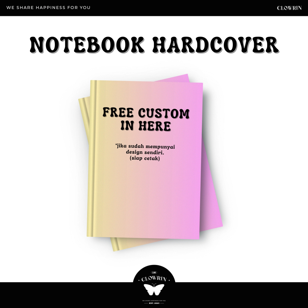 

FREE CUSTOM - NOTEBOOK HARDCOVER