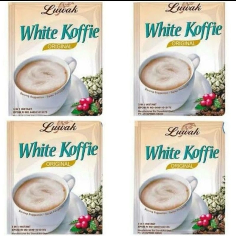 

Luwak White Coffee Original sachet/renceng/10 sachet