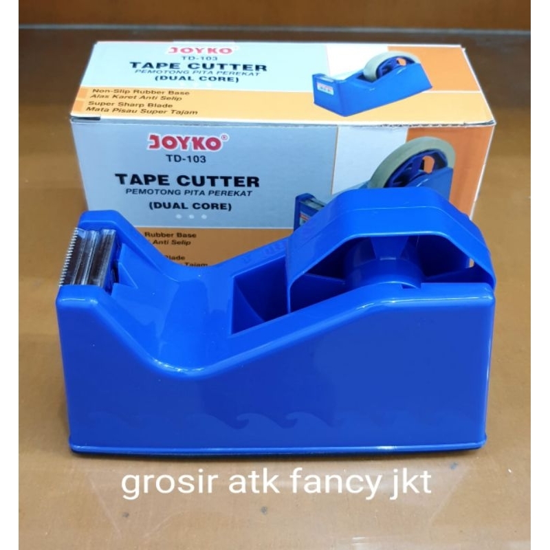 

TD 103 Tape Cutter Tape Dispenser Pita Perekat Pemotong Selotip Joyko TD-103