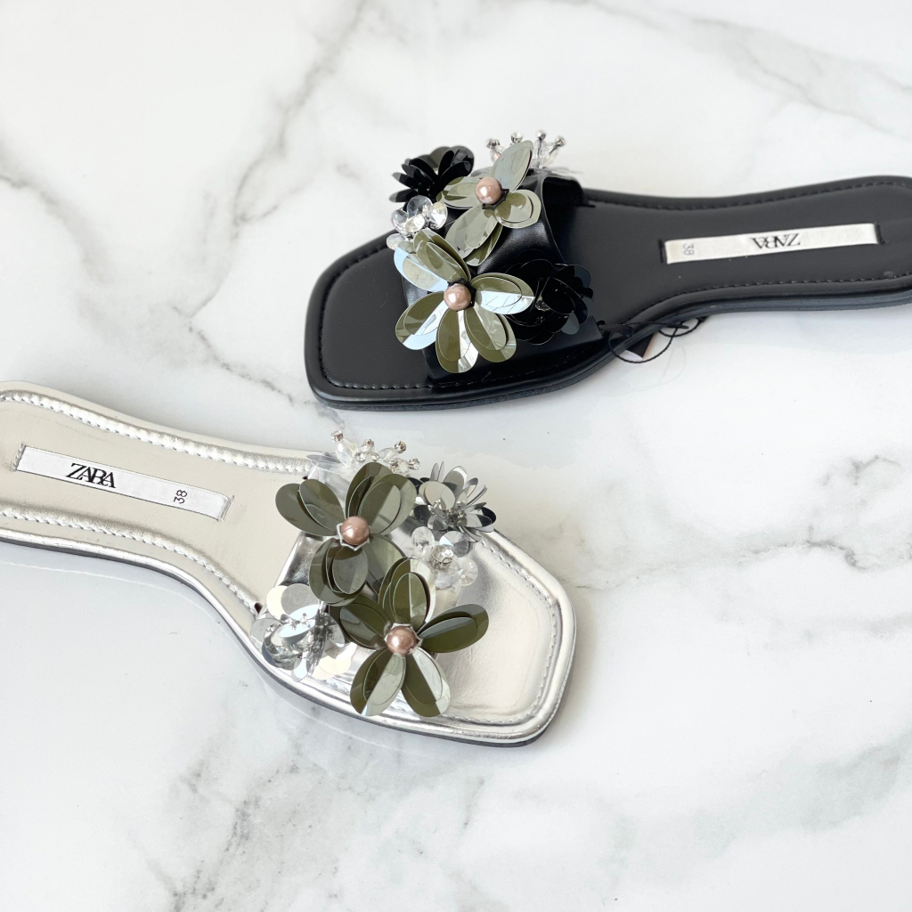 ZR ZARA FLAT SLIP ON SANDALS 01869