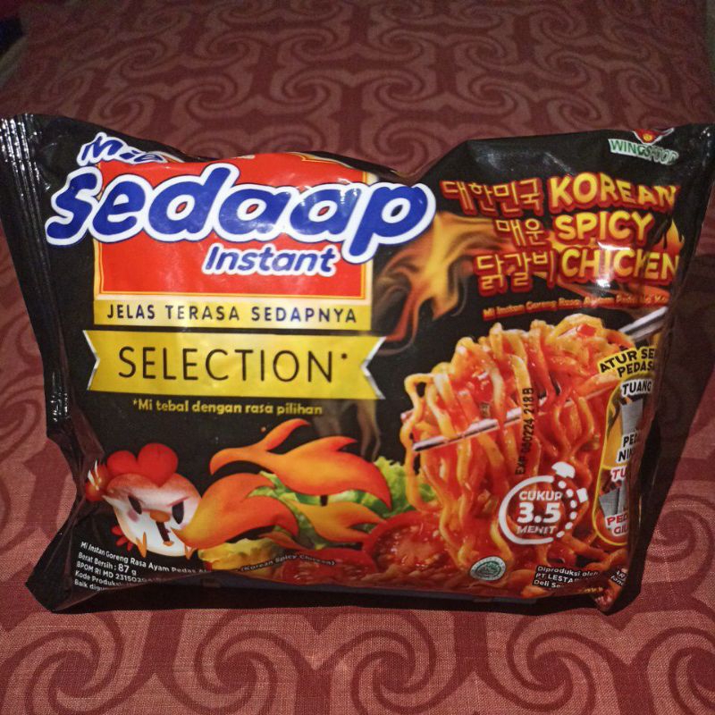 

Mie Sedaap Korean Spicy Chicken/Korean Spicy 87gr