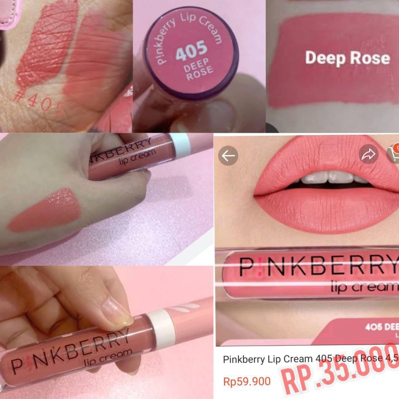 Lipstick Pink Berry Lip Cream 405 Deep Rose